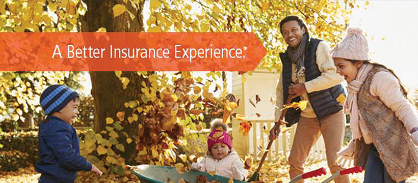 Cover photo example of happy family doing yard work